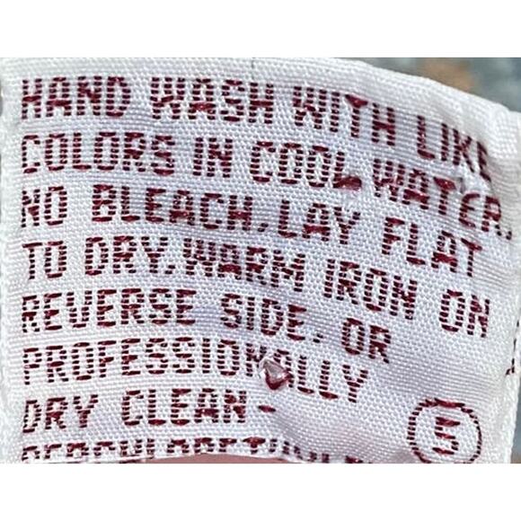 Vintage SKYR Shetland Wool Sweater Crewneck Pullover Grapes Pattern Tan Womens M - Picture 8 of 8